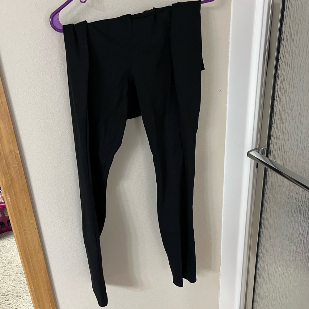 Black maternity jeggings